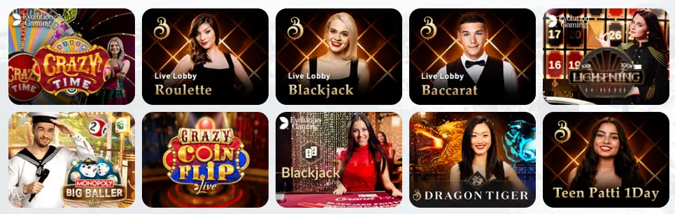 Jeux de casino en direct Loki Casino