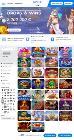 l'application et interface LOKI CASINO