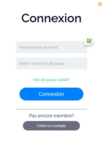 Connexion des membres du LOKI CASINO
