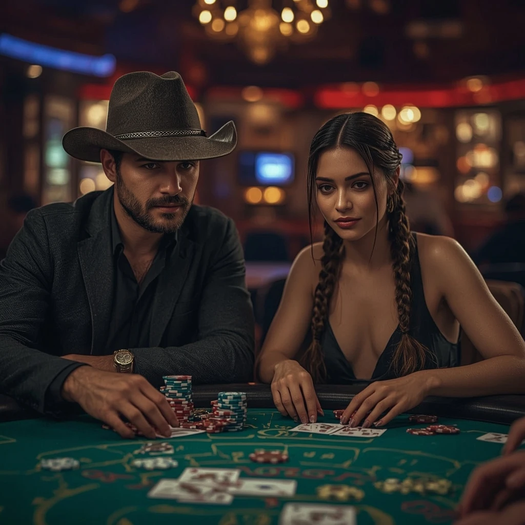 photo de deux joueurs de poker LOKI CASINO